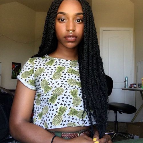 Very Thick And Long Twists Yarn Braid Hairstyles (Photo 20 of 20)