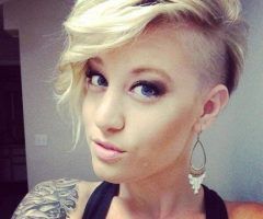 20 Inspirations Short Hairstyles with Shaved Side