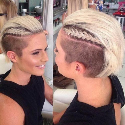Short Hairstyles With Shaved Sides For Women (Photo 13 of 20)