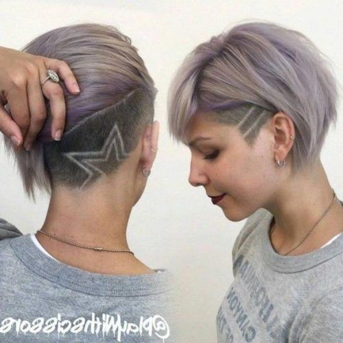 Short Hairstyles With Shaved Sides For Women (Photo 12 of 20)
