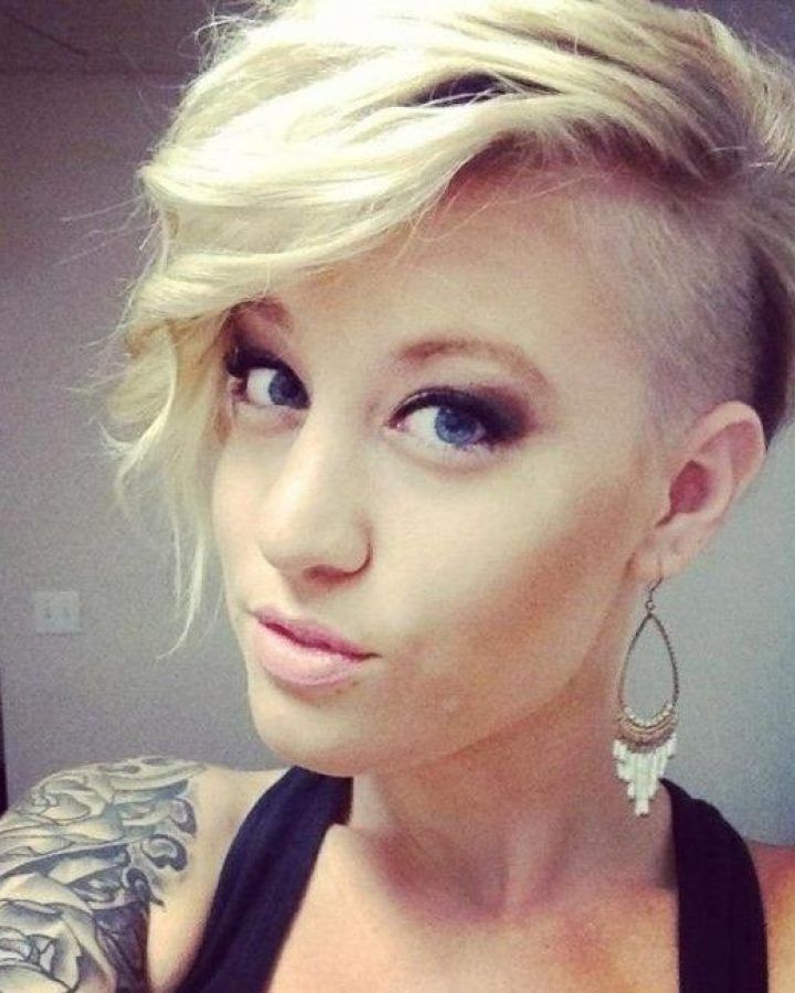 2024 Latest Shaved Side Short Hairstyles
