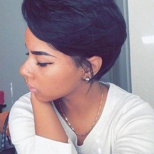 Cute Short Hairstyles For Black Women (Photo 13 of 20)