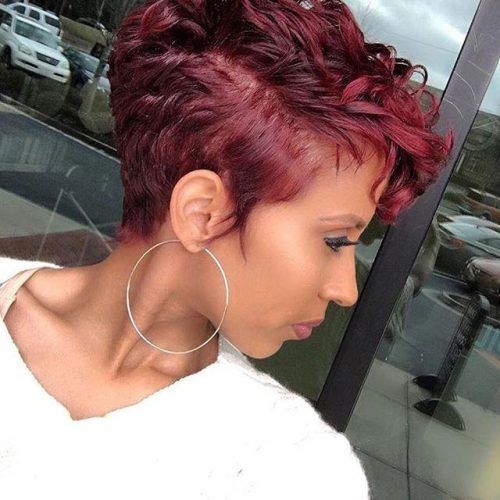 Short Haircuts With Red Color (Photo 16 of 20)