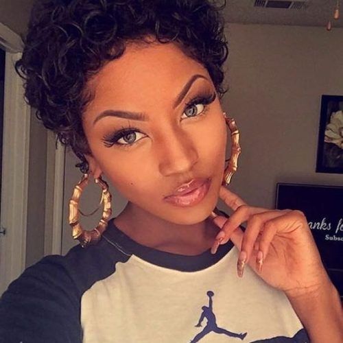 Curly Black Short Hairstyles (Photo 8 of 20)
