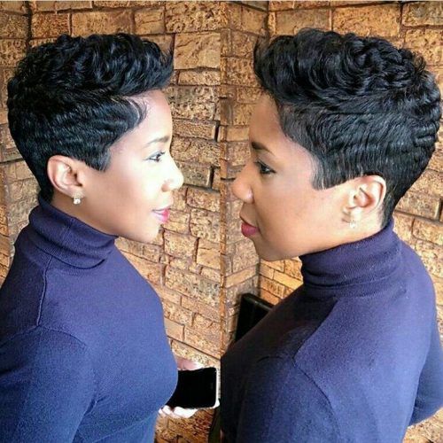 Sexy Black Short Hairstyles (Photo 8 of 20)