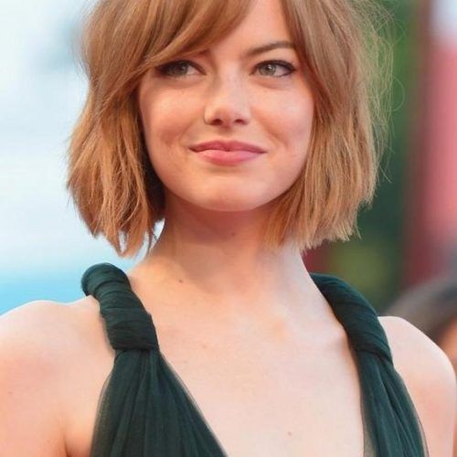 Short Hairstyles With Side Swept Bangs (Photo 5 of 20)