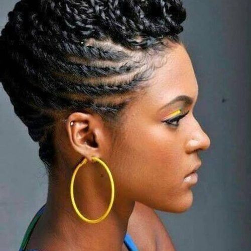 Updos For Short Hair For African American (Photo 9 of 15)