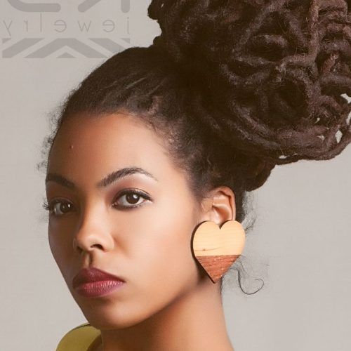 Updo Hairstyles For Long Locs (Photo 11 of 15)