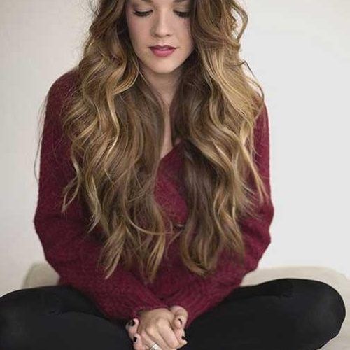 Long Hairstyles Thick Wavy Hair (Photo 14 of 15)