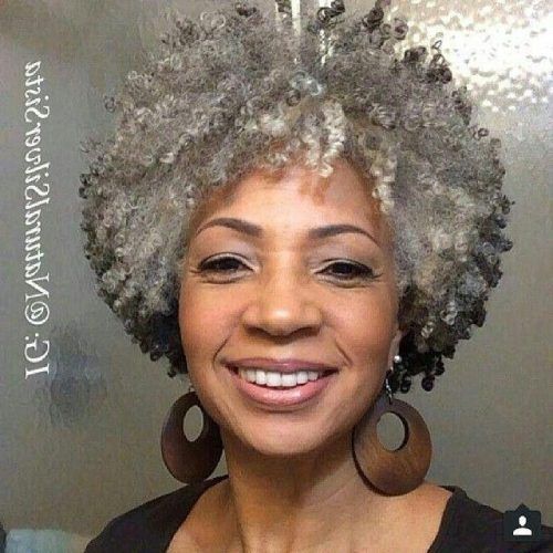 Short Hairstyles For Black Women With Gray Hair (Photo 6 of 20)