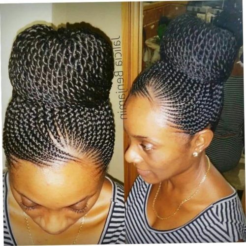 Braided Updo Hairstyles For Black Hair (Photo 6 of 15)