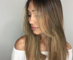 20 Ideas of Sleek Straight and Long Layers Hairstyles