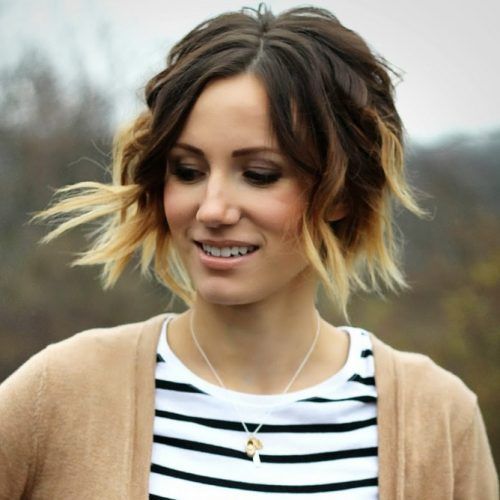 Short Hairstyles With Delicious Brown Coloring (Photo 17 of 20)