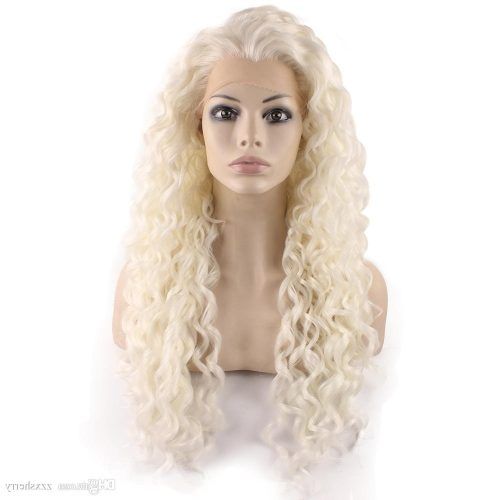 White Blonde Curls Hairstyles (Photo 8 of 20)