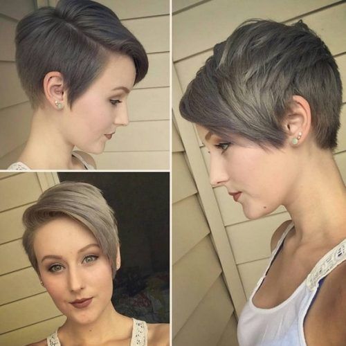 Disconnected Blonde Balayage Pixie Haircuts (Photo 11 of 15)