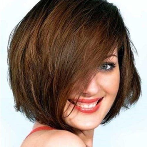 Short Hairstyles For Round Faces With Double Chin (Photo 11 of 15)