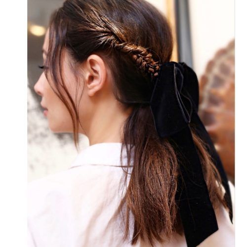 Ponytail And Lacy Braid Hairstyles (Photo 8 of 20)