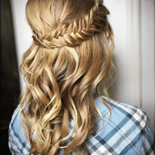 Cute Formal Half Updo Hairstyles For Thick Medium Hair (Photo 1 of 20)