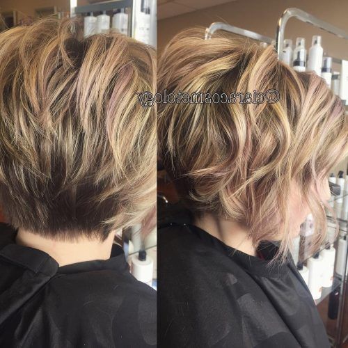 Short Blonde Bob Hairstyles With Layers (Photo 5 of 20)