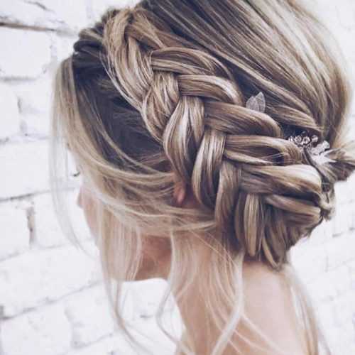 Blooming French Braid Prom Hairstyles (Photo 10 of 20)