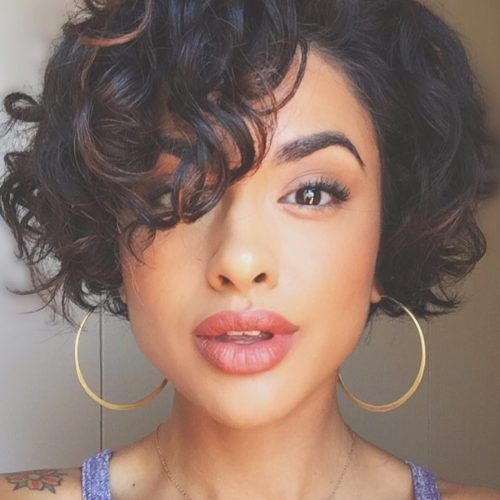 Curly Black Tapered Pixie Hairstyles (Photo 14 of 20)