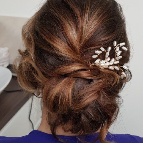 Fancy Chignon Wedding Hairstyles For Lob Length Hair (Photo 5 of 20)