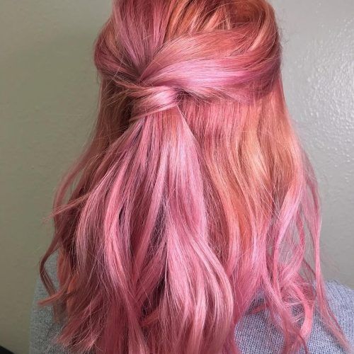Pink Medium Haircuts (Photo 2 of 20)