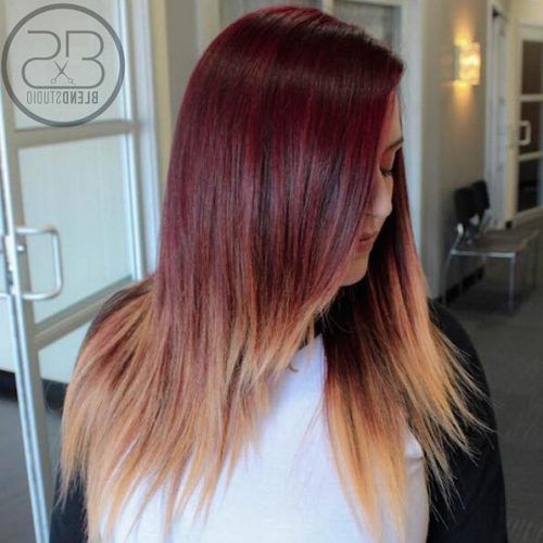 Long Hairstyles Red Ombre (Photo 14 of 15)