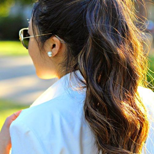 Messy Waves Ponytail Hairstyles (Photo 16 of 20)