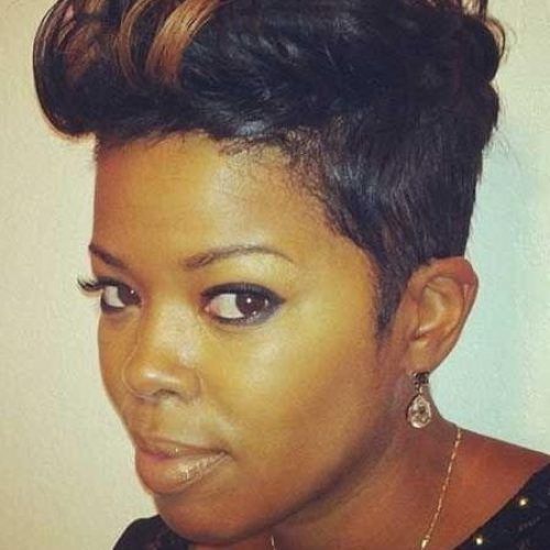 Short Hairstyles For African American Women With Thin Hair (Photo 12 of 20)