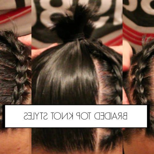 Braided Top-Knot Hairstyles (Photo 8 of 20)