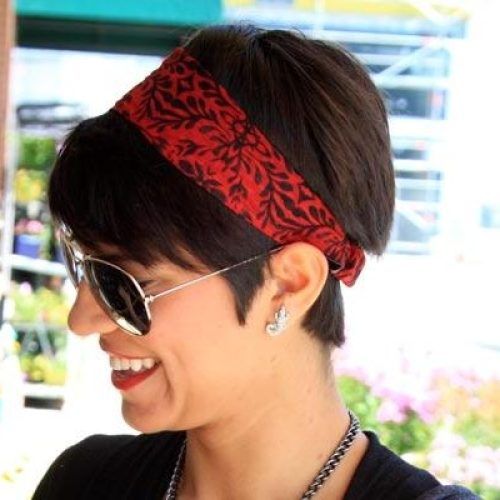 Short Hairstyles With Bandanas (Photo 3 of 20)