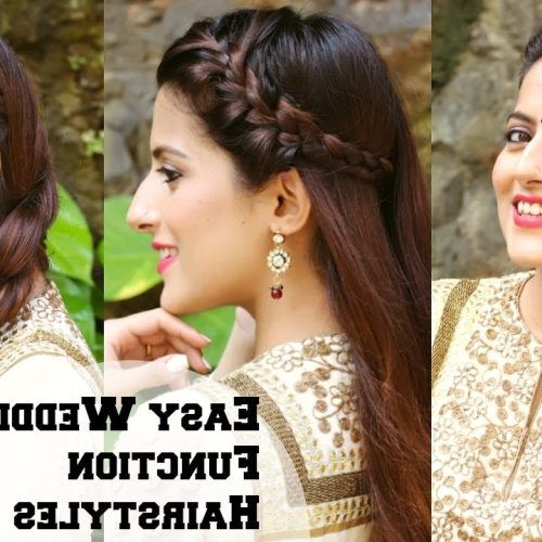 Simple Indian Wedding Hairstyles For Medium Length Hair (Photo 4 of 15)