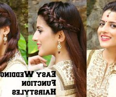 15 Collection of Easy Indian Wedding Hairstyles for Long Hair