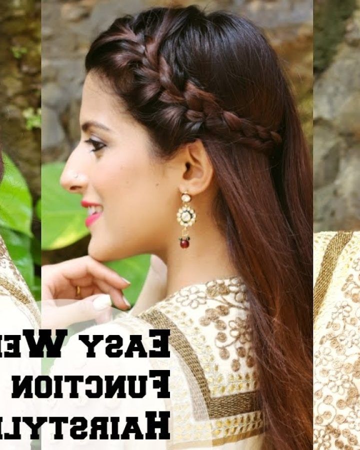 15 Collection of Easy Indian Wedding Hairstyles for Long Hair