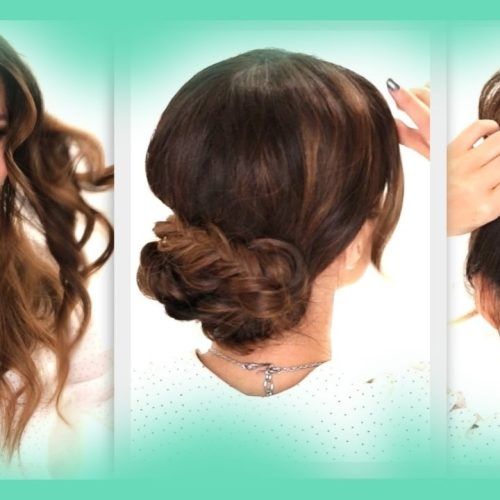 Updo Hairstyles For Short Curly Hair (Photo 14 of 15)