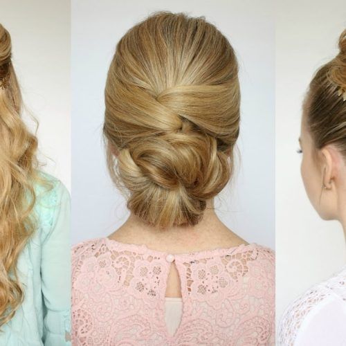 Easy Hair Updo Hairstyles (Photo 14 of 15)