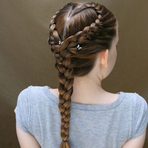 Three Strand Pigtails Braid Hairstyles (Photo 8 of 20)