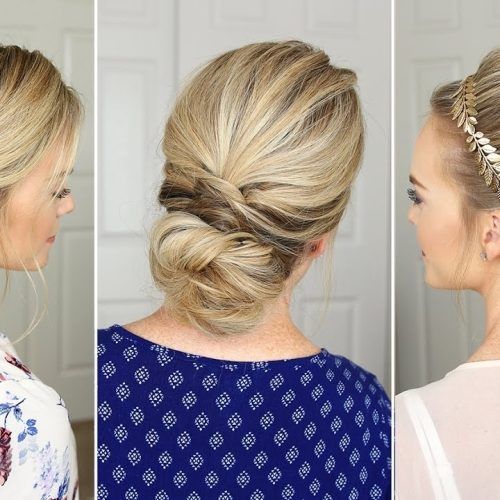 Tied Up Wedding Hairstyles For Long Hair (Photo 8 of 15)