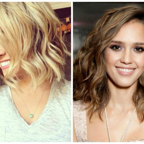 Tousled Shoulder Length Waves Blonde Hairstyles (Photo 14 of 20)
