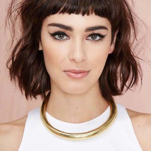 Long Hairstyles With Short Bangs (Photo 8 of 15)