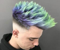 20 Photos Unique Color Mohawk Hairstyles