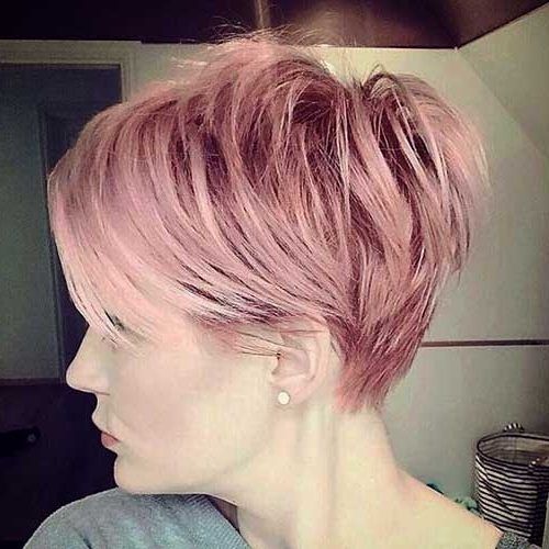 Rose Gold Pixie Haircuts (Photo 7 of 15)