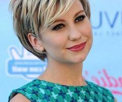15 Best Collection of Short Hair for Round Face Women