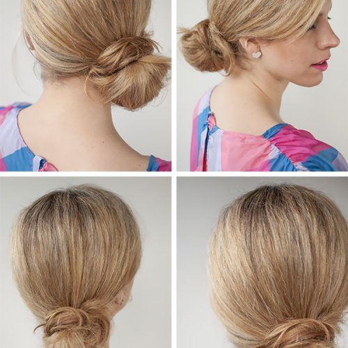 Knotted Side Bun Updo (Photo 7 of 15)