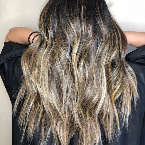 Waves Haircuts With Blonde Ombre (Photo 10 of 20)