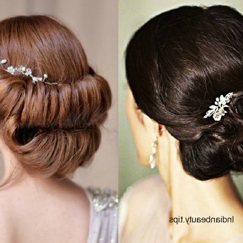 Messy Buns Updo Bridal Hairstyles (Photo 8 of 20)