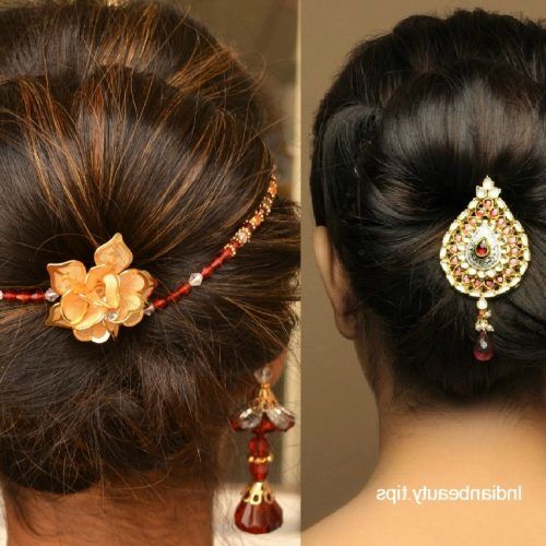 Indian Bun Wedding Hairstyles (Photo 10 of 15)