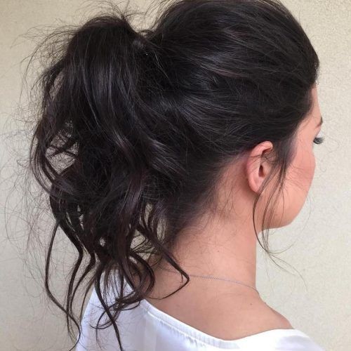 Loose Messy Ponytail Hairstyles For Dyed Hair (Photo 6 of 20)