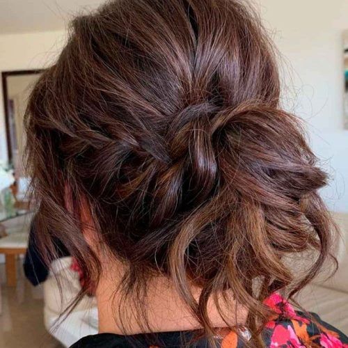 Loose Updo For Long Brown Hair (Photo 8 of 15)
